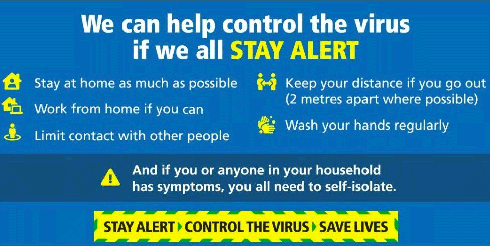 STAY ALERT: The new government guidelines to help control the virus