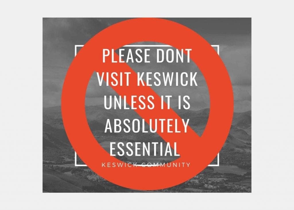 Please don't visit Keswick unless it is absolutely essential - Keswick Community