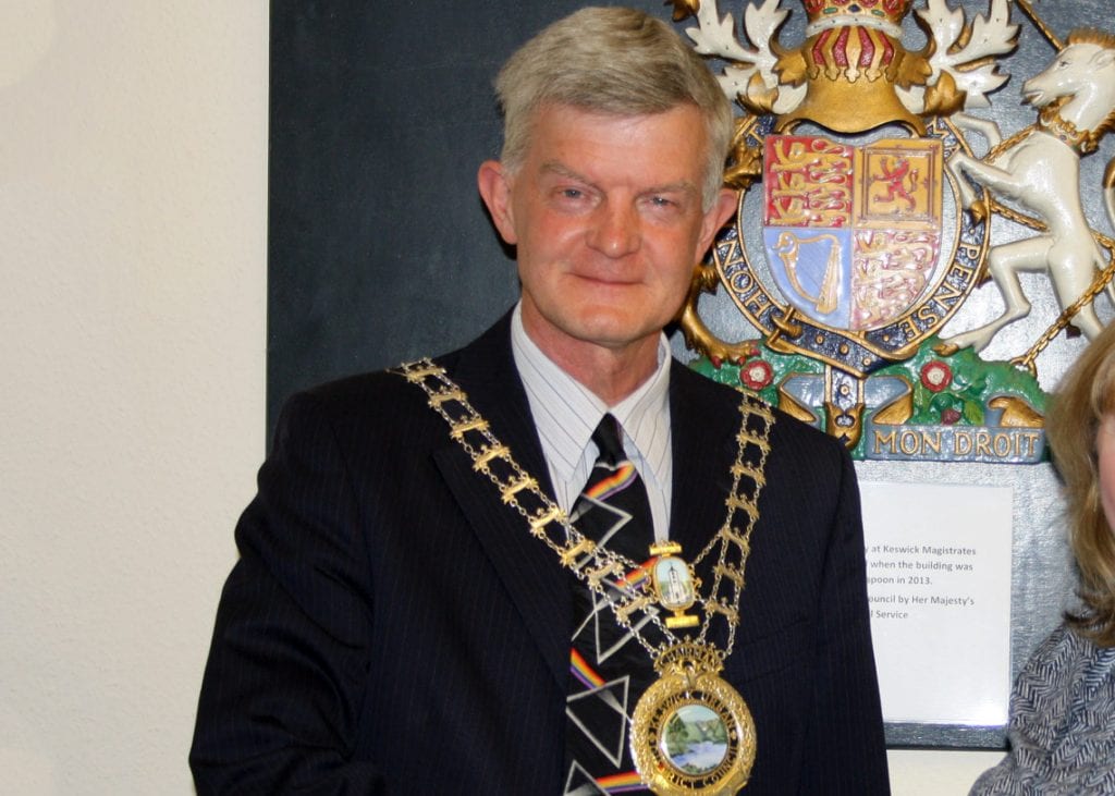 Keswick’s new mayor Cllr Paul Titley
