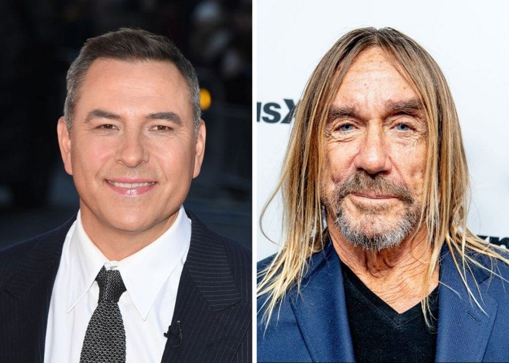 Author David Walliams (left) and Iggy Pop (right) were among 40 celebrities who each recited sections of Coleridge's epic 18th century masterpiece The Rime of The Ancient Mariner