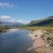Chinese Bridge in Borrowdale was popular with sunbathers in the soaring temperature
