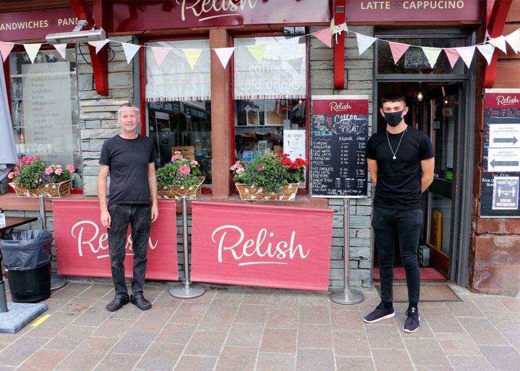 David Lamont, Relish coffee shop and takeaway in Keswick.