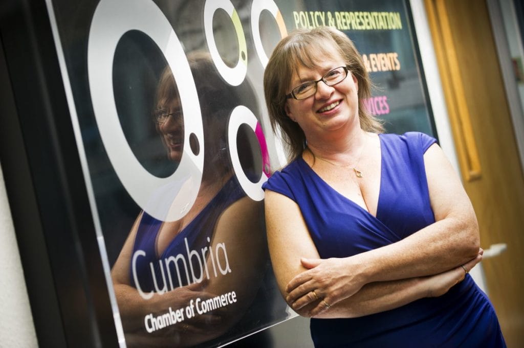 Cumbria Chamber says Government has put businesses in 'difficult position'. Pictured is Suzanne Caldwell