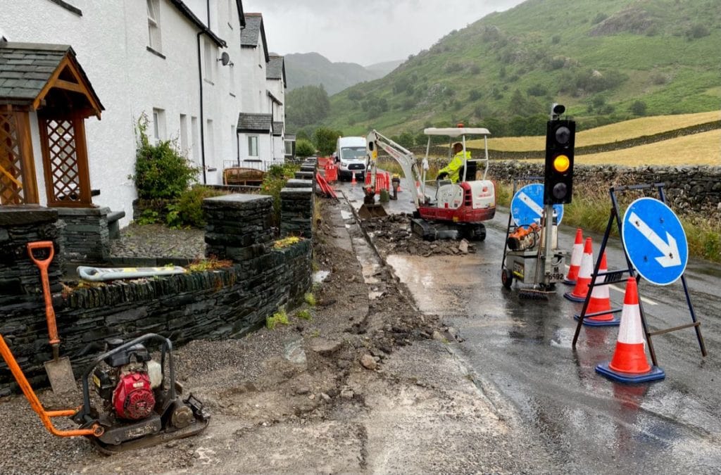 Broadband roadworks 