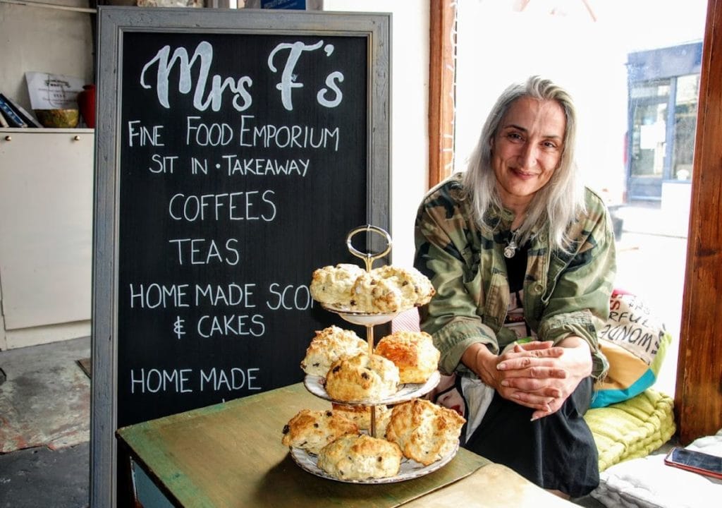 Simone Fellows, of Mrs F's Fine Food Emporium