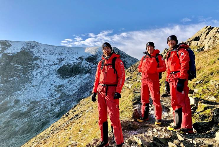 Fell Top Assessors, Wes Hunter, Zac Poulton and Jon Bennett at this year's winter season launch