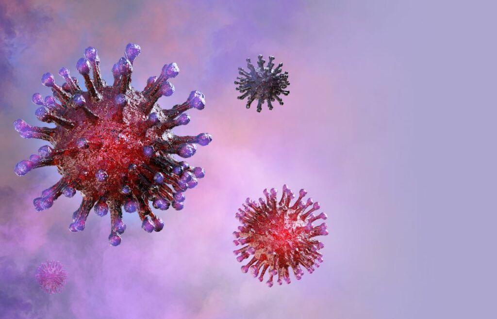 Cumbria records highest coronavirus deaths for 10 weeks as new cases fall. Pictured is a coronavirus model 