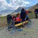 Man injured himself near mountain rescue teams training