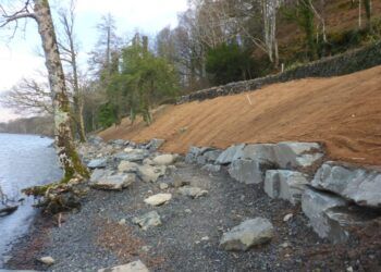 Derwentwater shore road repairs complete